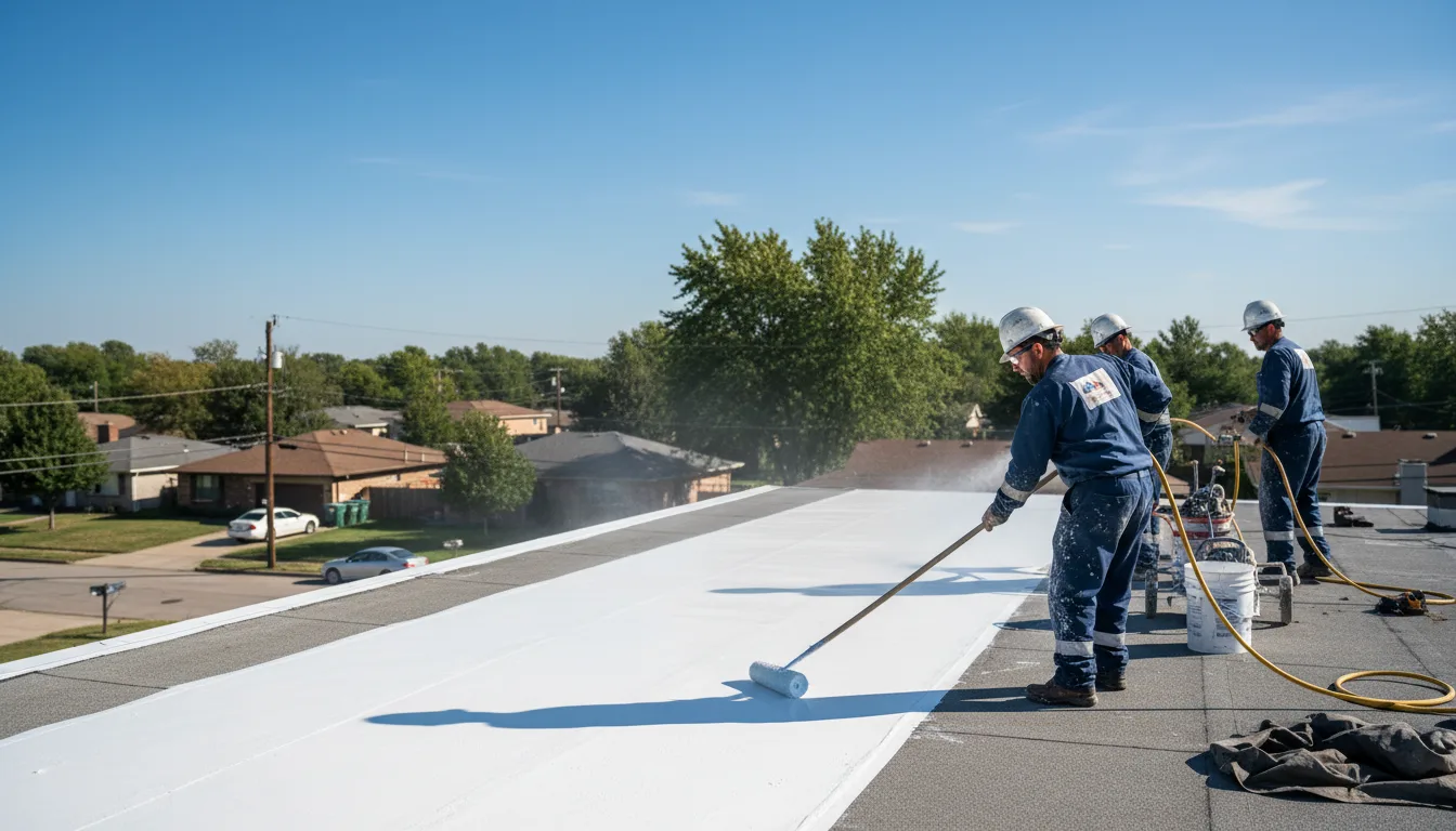 Commercial roof coating in Boonville, NC near me